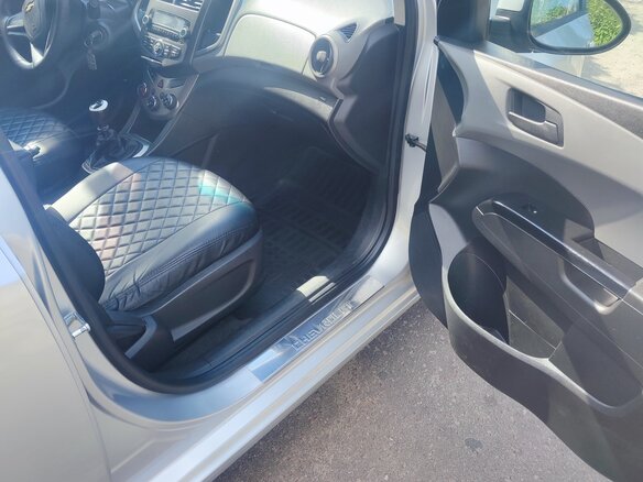 2012 Chevrolet Aveo II, серебристый, 570000 рублей - вид 13