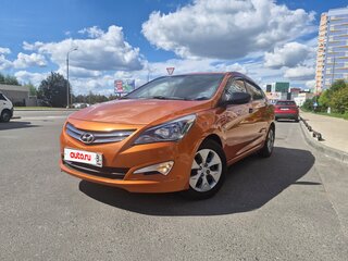 2015 Hyundai Solaris I Рестайлинг, оранжевый, 790000 рублей, вид 5