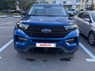 2019 Ford Explorer VI, синий, 3550000 рублей, вид 1