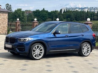 2018 BMW X3 20d xDrive III (G01), синий, 3200000 рублей, вид 4