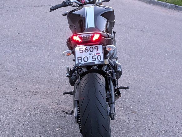 2015 Yamaha MT-09 (FZ-09), фиолетовый, 680000 рублей - вид 11