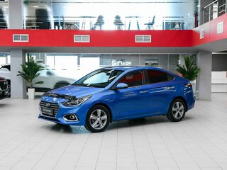 2017 Hyundai Solaris II, синий, 1350000 рублей, вид 1