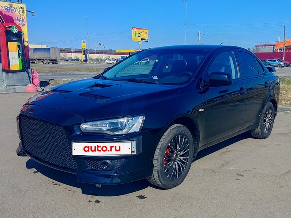 2007 Mitsubishi Lancer X, чёрный, 650000 рублей