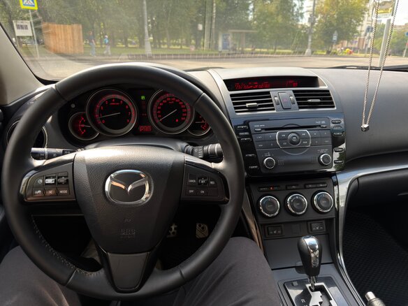 2012 Mazda 6 II (GH) Рестайлинг, чёрный, 1160000 рублей - вид 9