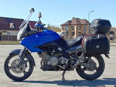 2007 Suzuki V-Strom 1000, синий, 420000 рублей, вид 1