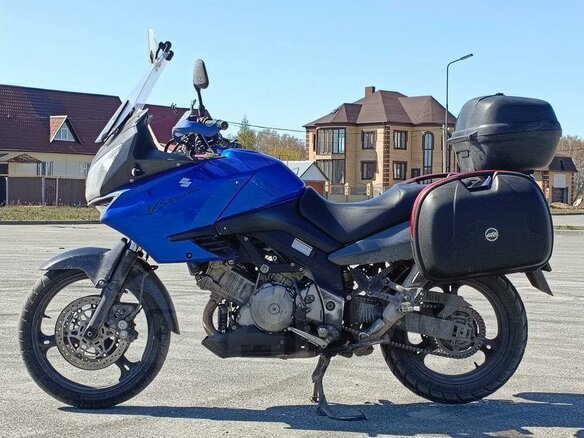 2007 Suzuki V-Strom 1000, синий, 420000 рублей