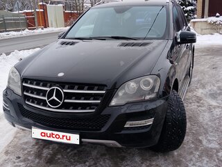 2011 Mercedes-Benz M-Класс 350 II (W164) Рестайлинг, чёрный, 1220000 рублей, вид 2