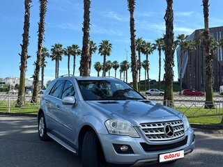 2009 Mercedes-Benz M-Класс 320 II (W164) Рестайлинг, голубой, 1700000 рублей, вид 2