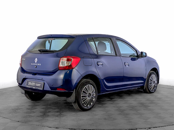 2018 Renault Sandero II Рестайлинг, синий - вид 4