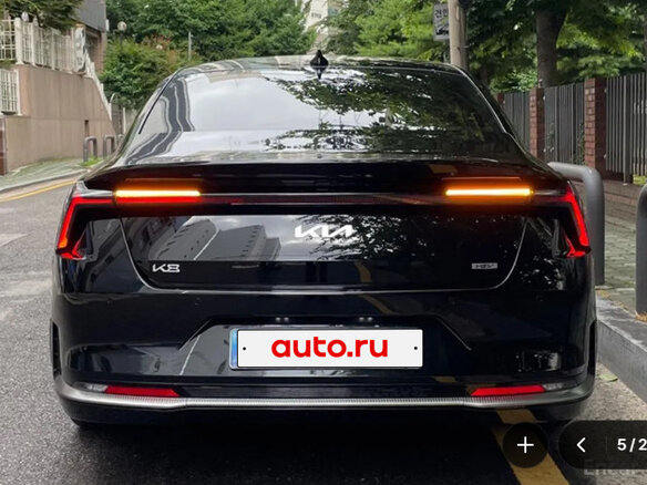 2026 Kia K8 I Рестайлинг, чёрный - вид 5