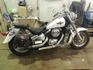 1997 Kawasaki VN800 Vulcan, белый, 360000 рублей, вид 3