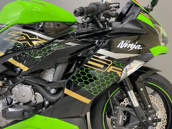 2020 Kawasaki ZX-6 Ninja, зелёный, 880000 рублей - вид 16