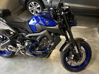 2017 Yamaha MT-09 (FZ-09), синий, 920000 рублей, вид 2