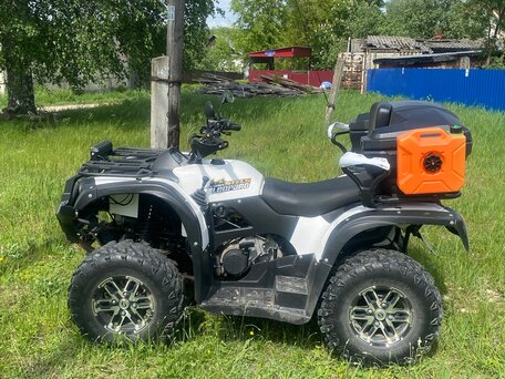 2014 Stels ATV-600YS Leopard, белый, 480000 рублей, вид 4
