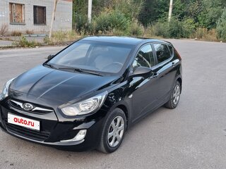 2011 Hyundai Solaris I, чёрный, 605000 рублей, вид 1