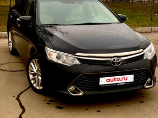 2015 Toyota Camry VII (XV50) Рестайлинг, чёрный, 2220000 рублей, вид 4