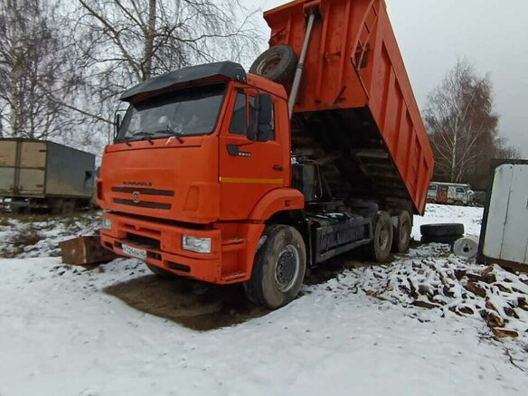 2003 КамАЗ 6520, оранжевый, 1100000 рублей - вид 2