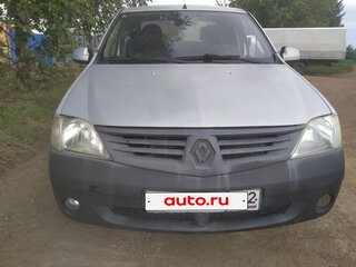 2007 Renault Logan I, серый, 170000 рублей, вид 1