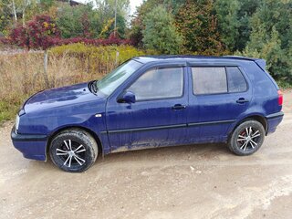 1996 Volkswagen Golf III, синий, 180000 рублей, вид 3