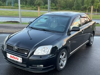 2004 Toyota Avensis II, чёрный, 690000 рублей, вид 2