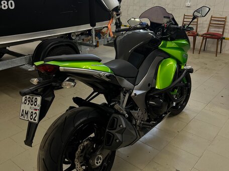 2011 Kawasaki Z 1000SX, зелёный, 790000 рублей, вид 2