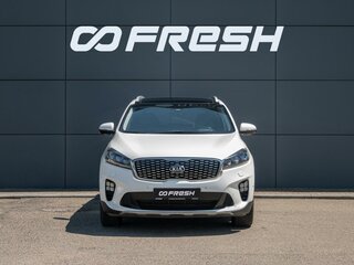 2018 Kia Sorento III Prime Рестайлинг, белый, 2525000 рублей, вид 3