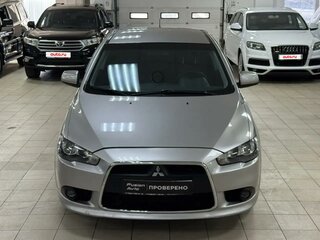 2012 Mitsubishi Lancer X Рестайлинг, серебристый, 649000 рублей, вид 2