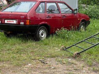 1993 Lada (ВАЗ) 2109, пурпурный, 35000 рублей, вид 3