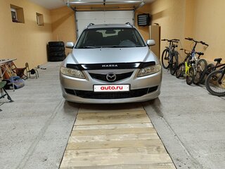 2006 Mazda 6 I (GG) Рестайлинг, серебристый, 460000 рублей, вид 1