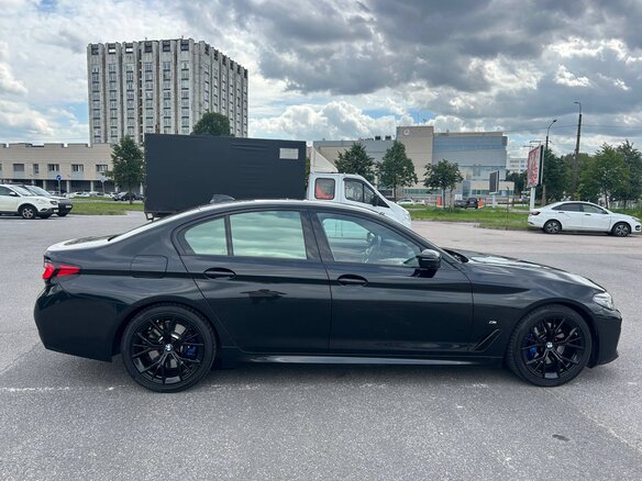 2021 BMW 5 серии 520i VII (G30/G31/G38) Рестайлинг, чёрный - вид 6