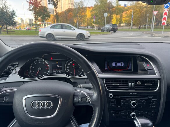 2014 Audi A4 IV (B8) Рестайлинг, белый, 1200000 рублей - вид 7