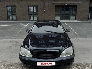 2002 Mercedes-Benz S-Класс 320 IV (W220), чёрный, 215000 рублей, вид 5