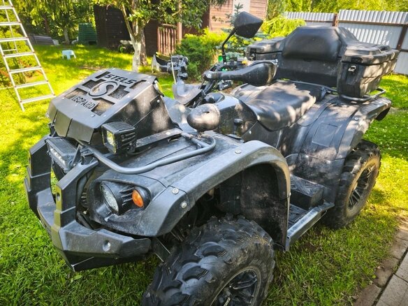 2014 Stels ATV-600YS Leopard, чёрный, 400000 рублей - вид 12