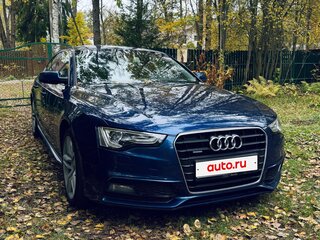 2013 Audi A5 I (8T) Рестайлинг, синий, 1330000 рублей, вид 2