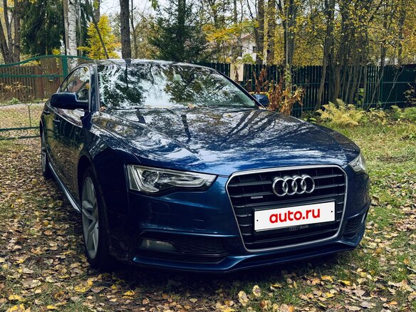 2013 Audi A5 I (8T) Рестайлинг, синий, 1330000 рублей - вид 1