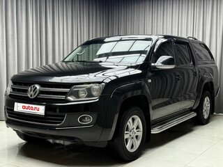 2013 Volkswagen Amarok Double Cab full-time I, чёрный, 1599000 рублей, вид 3