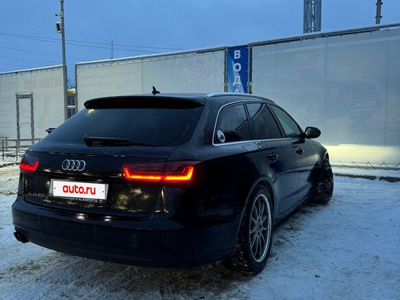 2013 Audi A6 IV (C7), чёрный - вид 2