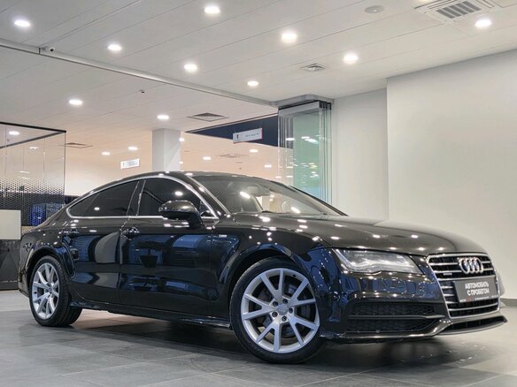 2012 Audi A7 S-tronic I (4G), чёрный, 2299000 рублей