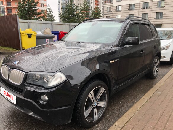 2007 BMW X3 25i I (E83) Рестайлинг, чёрный, 977000 рублей - вид 1