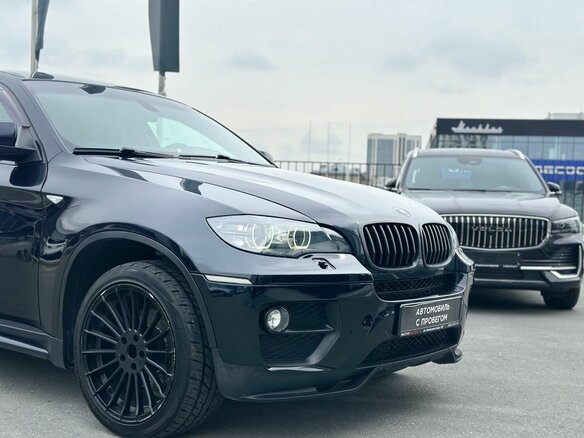2012 BMW X6 35i I (E71) Рестайлинг, чёрный - вид 11