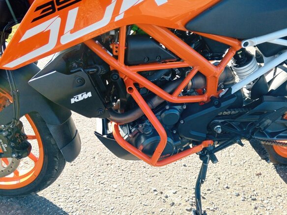 2017 KTM 390 Duke, оранжевый, 450000 рублей - вид 14