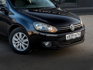 2012 Volkswagen Golf VI, чёрный, 795000 рублей, вид 4