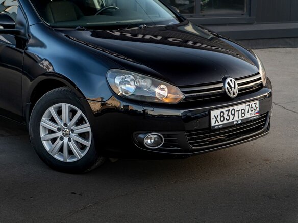 2012 Volkswagen Golf VI, чёрный, 795000 рублей - вид 3