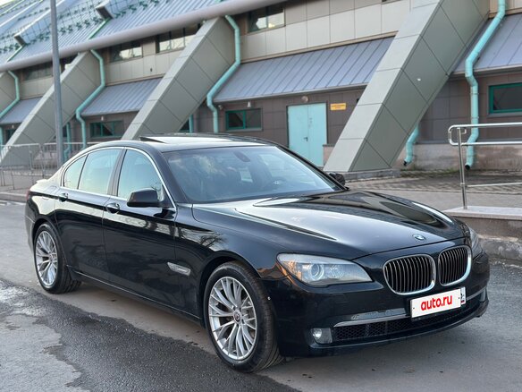 2008 BMW 7 серии 750i V (F01/F02/F04), чёрный, 1700000 рублей - вид 12