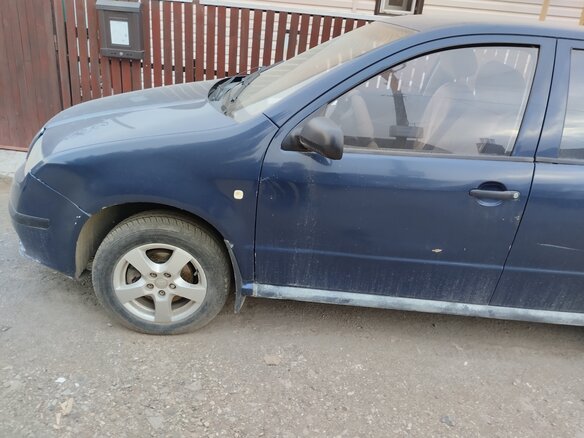 2006 Skoda Fabia I Рестайлинг, фиолетовый, 120000 рублей - вид 3
