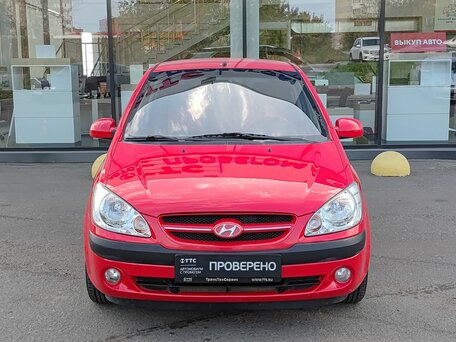 2006 Hyundai Getz I Рестайлинг, красный, 406000 рублей, вид 2