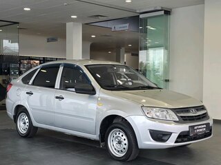 2015 Lada (ВАЗ) Granta I, серебристый, 362000 рублей, вид 3