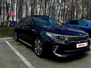 2017 Kia Optima IV, синий, 1750000 рублей, вид 3