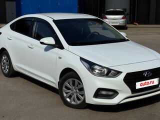 2019 Hyundai Solaris II, белый, 1025000 рублей, вид 1