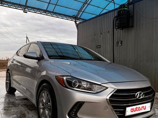 2017 Hyundai Elantra VI (AD), серебристый, 1160000 рублей, вид 4